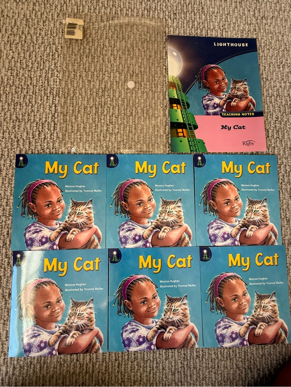 Rigby Lighthouse My Cat Guided Reading Set – 6 Books + Teaching Notes